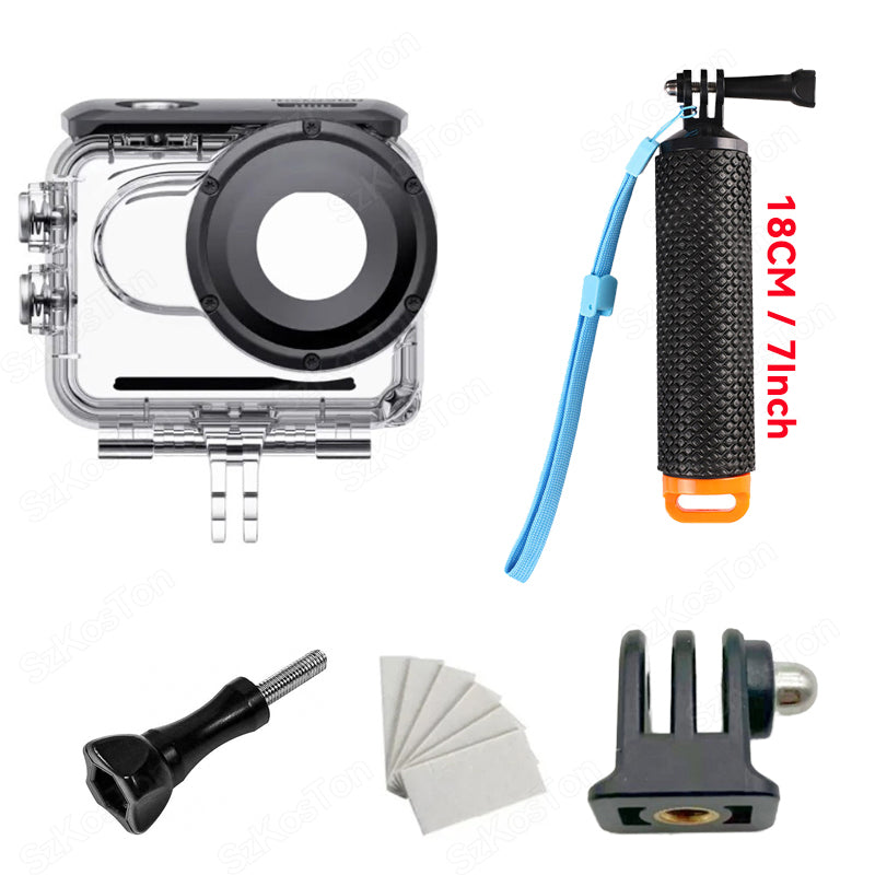 60M Waterproof Housing Case for Insta360 GO 3S Underwater Diving Protective Case